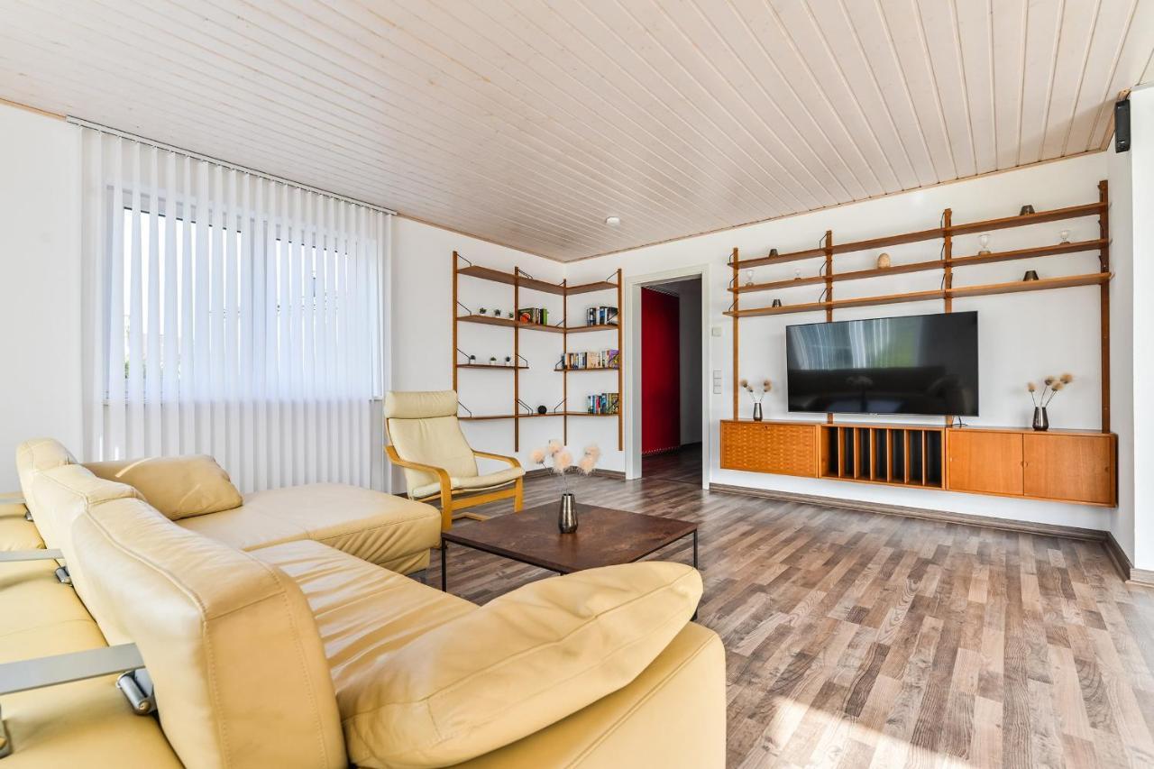 Ruhige Ferienwohnung Mit Panoramablick Ingoldingen Bagian luar foto