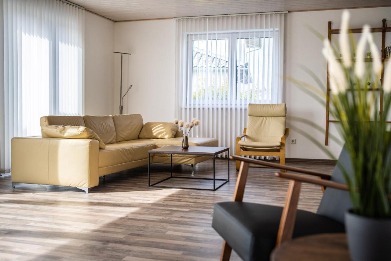 Ruhige Ferienwohnung Mit Panoramablick Ingoldingen Bagian luar foto