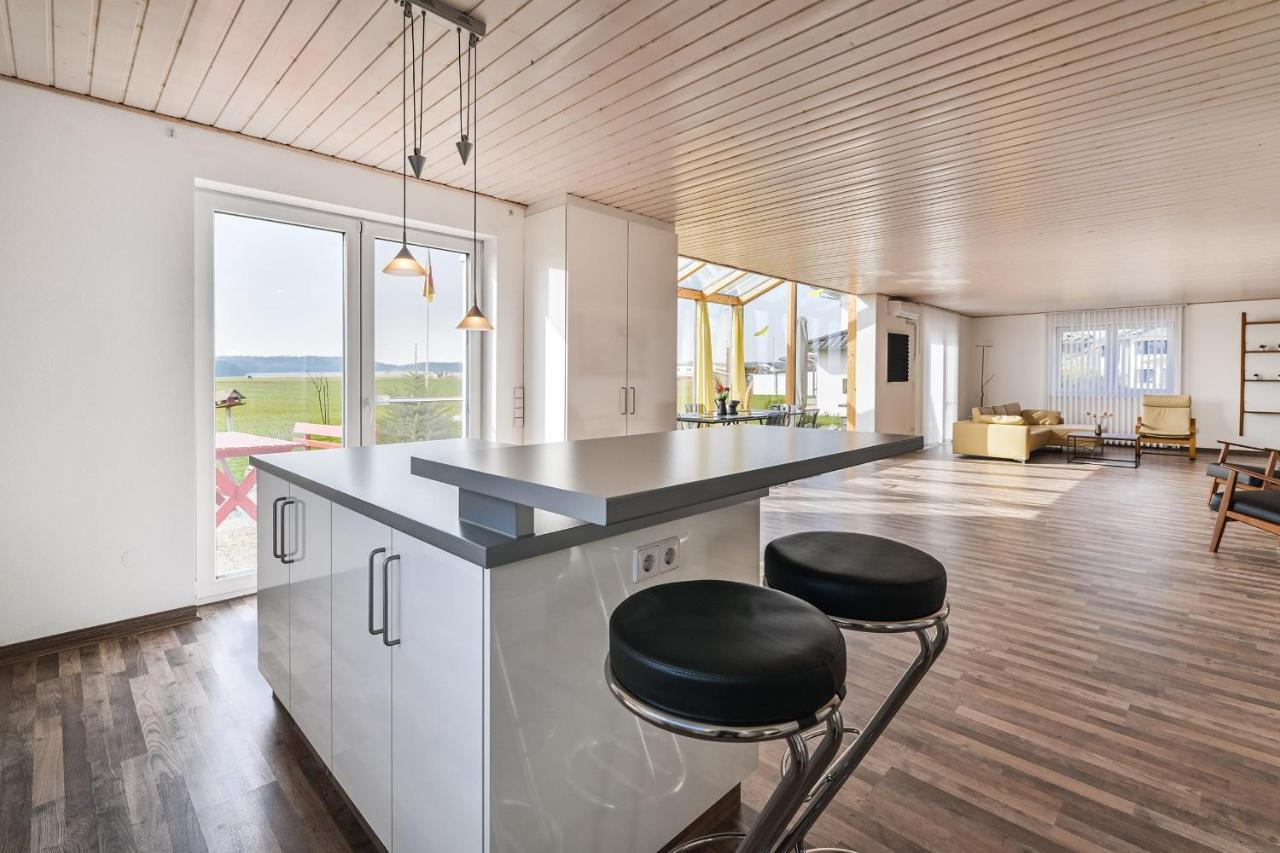 Ruhige Ferienwohnung Mit Panoramablick Ingoldingen Bagian luar foto
