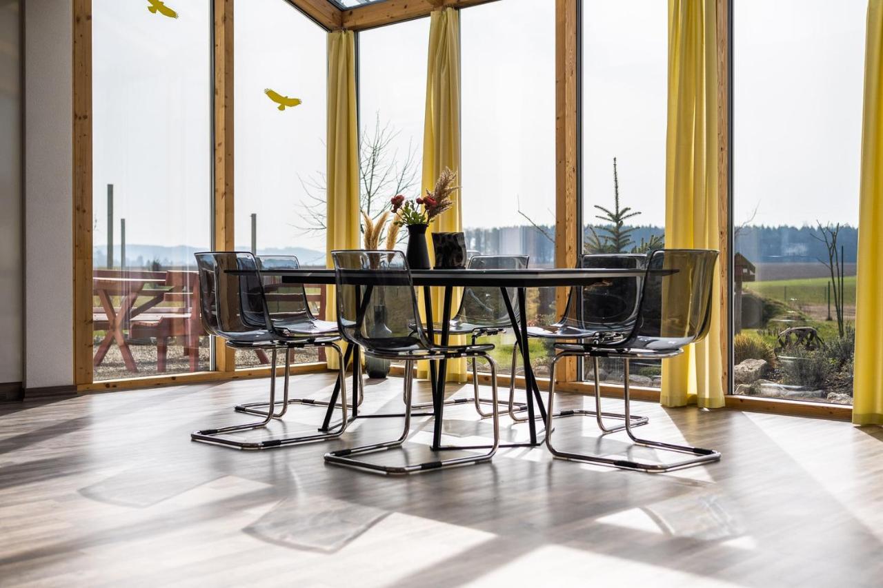 Ruhige Ferienwohnung Mit Panoramablick Ingoldingen Bagian luar foto