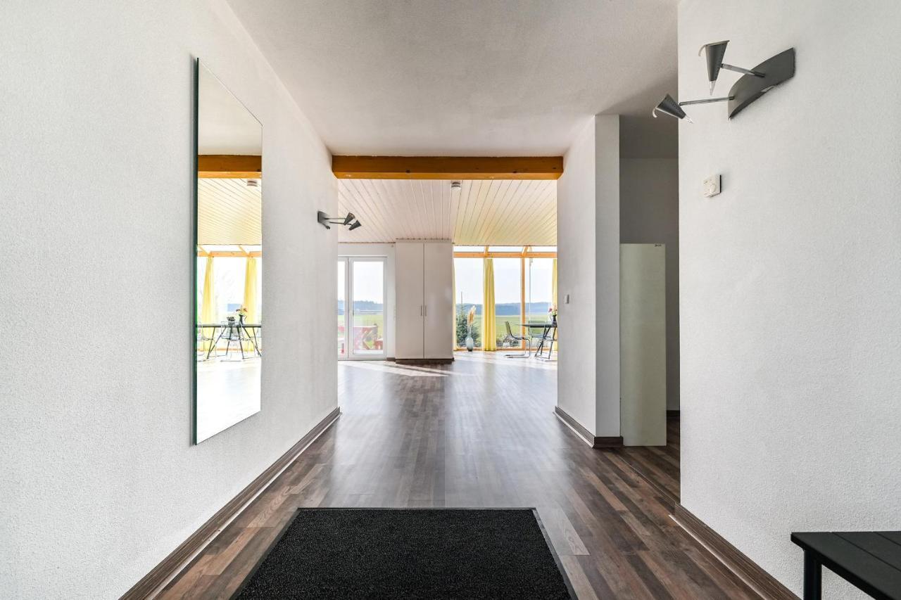 Ruhige Ferienwohnung Mit Panoramablick Ingoldingen Bagian luar foto